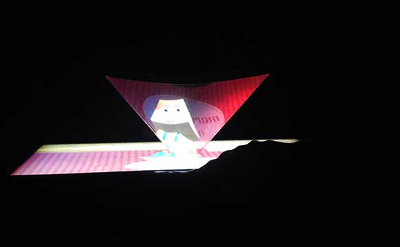 Holographic Toy Paper Puppet